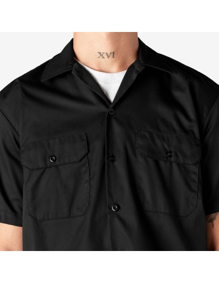 Dickies Short Sleeve Work Shirts Black