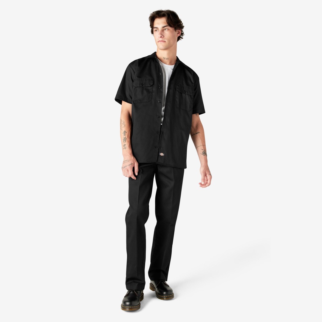 Dickies Short Sleeve Work Shirts Black