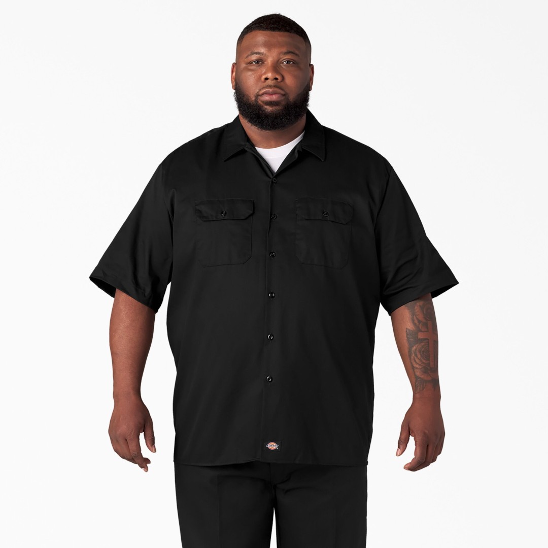 Dickies Short Sleeve Work Shirts Black
