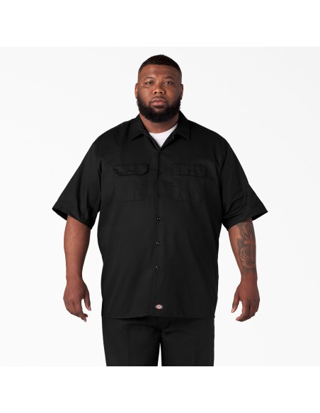 Dickies Short Sleeve Work Shirts Black