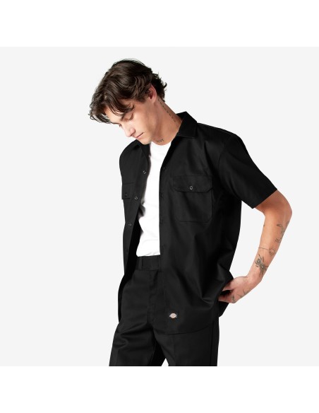 Dickies Short Sleeve Work Shirts Black