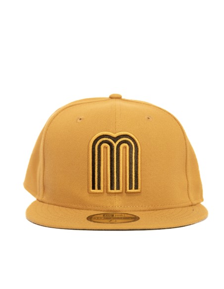 GORRA NEW ERA MEXICO WBC 2023 MUSTARD FITTED 59FIFTY