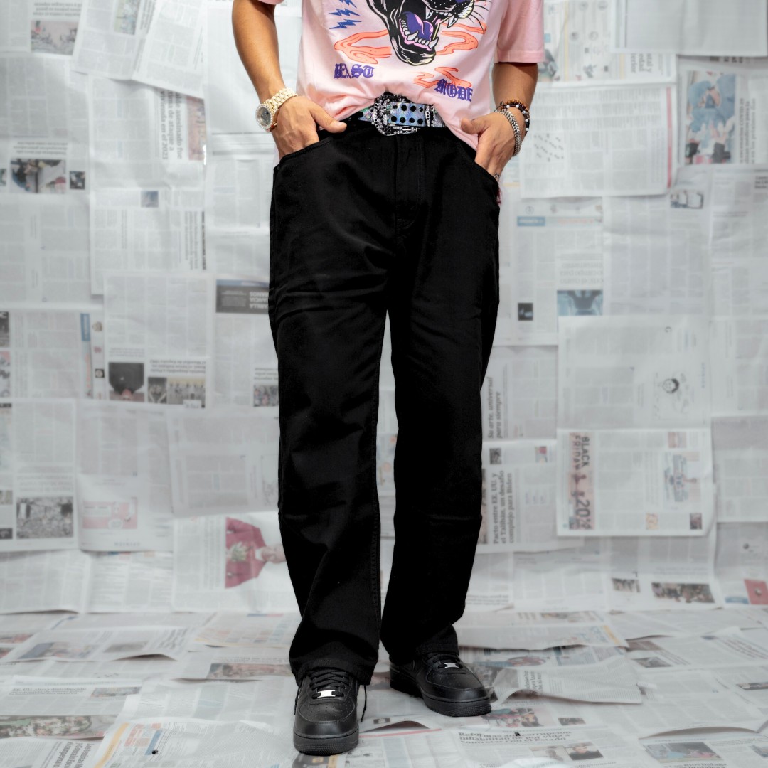 DURY TUMBADO JEANS NEGRO