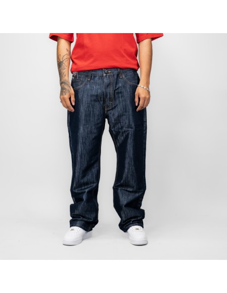 DURY TUMBADO JEANS METALIZADO AZUL