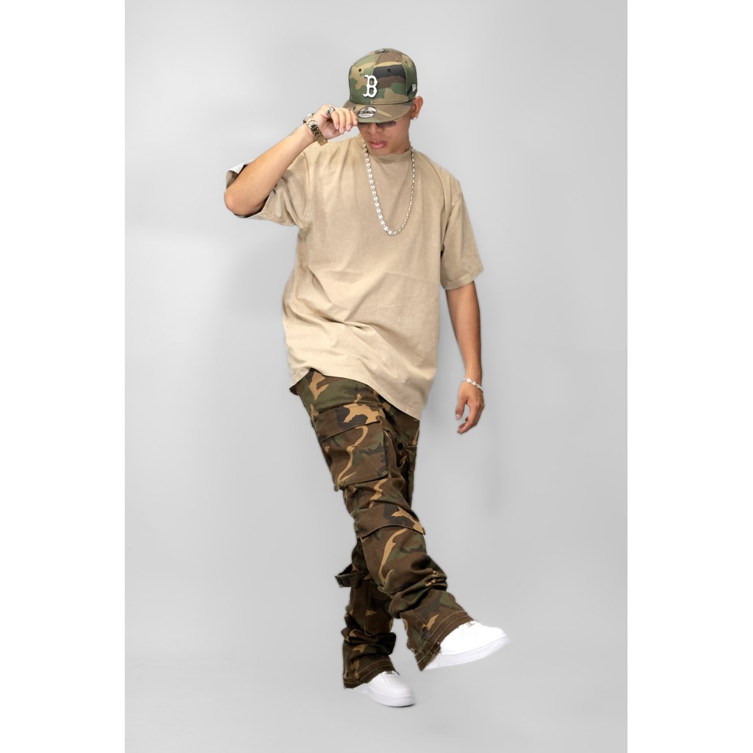 WAIMEA CAMO CARGO STACKED JEAN