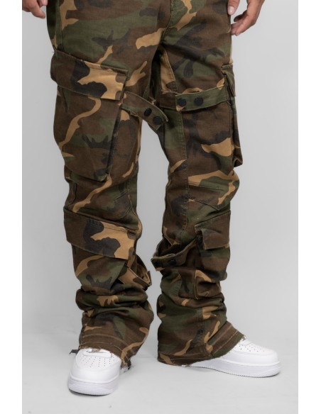 WAIMEA CAMO CARGO STACKED JEAN