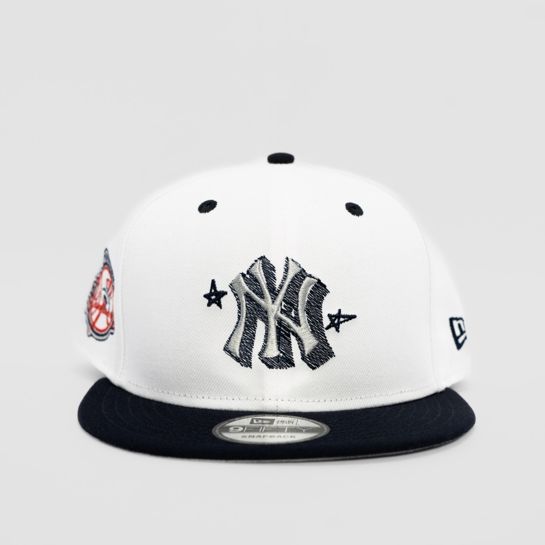 GORRA MLB NEW YORK YANKEES OFFICIAL DOODLES WHITE SNAPBACK 9FIFTY