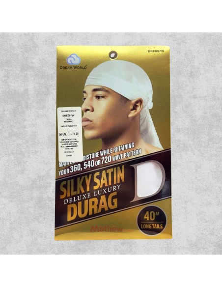 DREAM WORLD SILKY SATIN DURAG BASICO