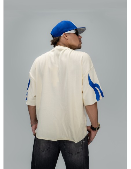 BKYS WANTED OFF-WHITE CROPPED TEE