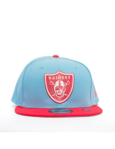 GORRA NFL LAS VEGAS RAIDERS CELESTE/VISERA FUCSIA SNAPBACK 9FIFTY
