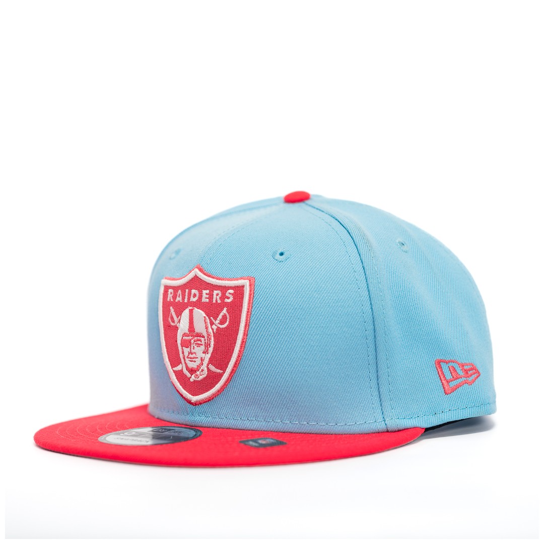 GORRA NFL LAS VEGAS RAIDERS CELESTE/VISERA FUCSIA SNAPBACK 9FIFTY