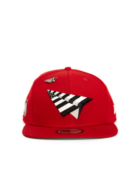 GORRA NEW ERA X PAPER PLANES ROJA DOMINICAN REPUBLIC SNAPBACK 9FIFTY