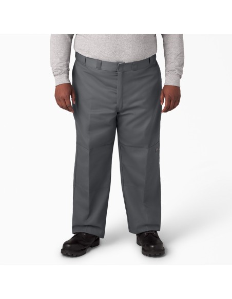 Dickies Loose Fit Double Knee Work Pants Charcoal Gray