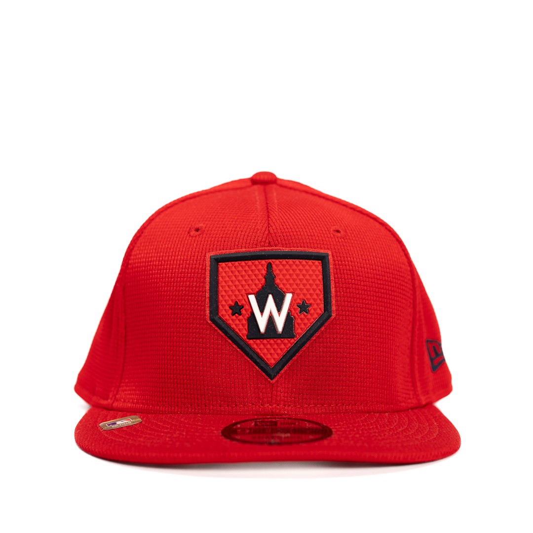 GORRA MLB WASHINGTON NATIONALS ROJA LOGO HOME PLAY DEPORTVA SNAPBACK 9FIFTY