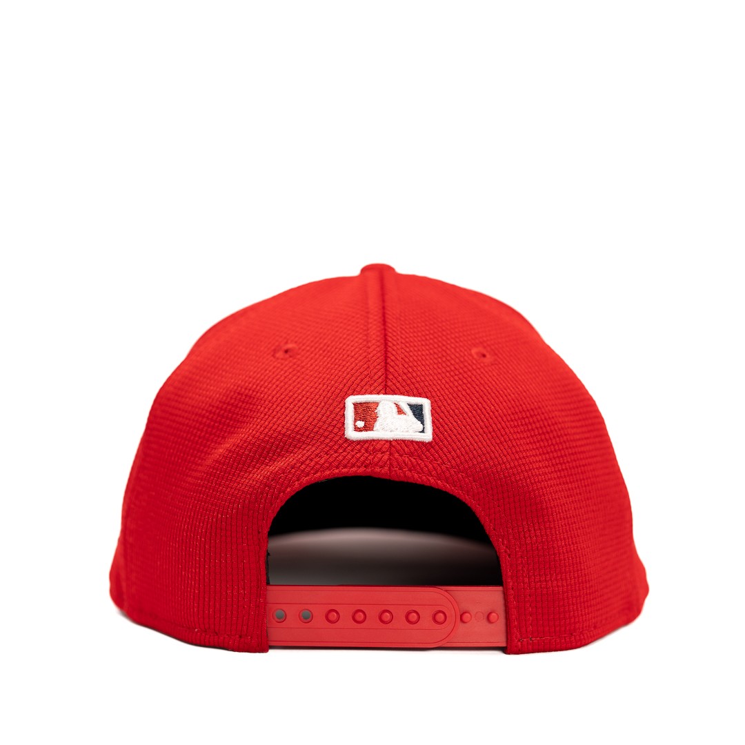 GORRA MLB WASHINGTON NATIONALS ROJA LOGO HOME PLAY DEPORTVA SNAPBACK 9FIFTY