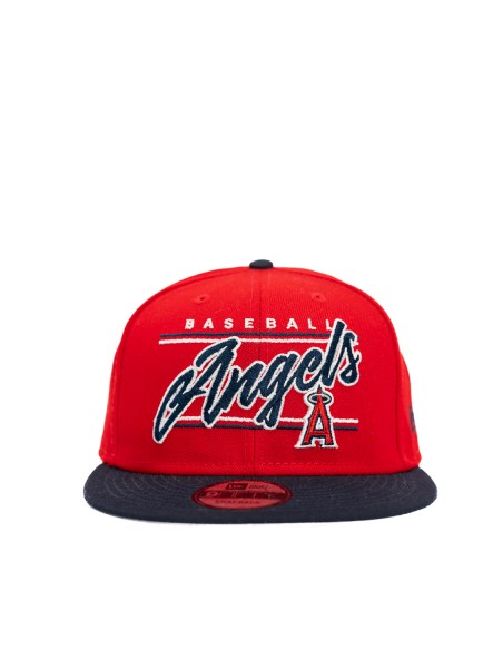GORRA MLB LOS ANGELES ANGELS TEAM SCRIPT ROJA/ VISERA AZUL SNAPBACK 9FIFTY
