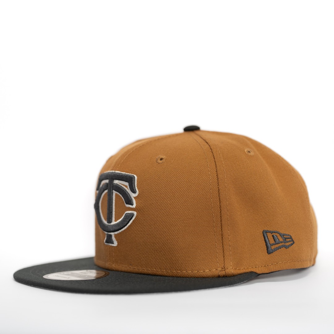 GORRA MLB MINNESOTA TWINS CAFE/VISERA GRIS SNAPBACK 9FIFTY